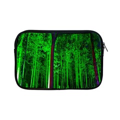 Spooky Forest With Illuminated Trees Apple Ipad Mini Zipper Cases by Nexatart