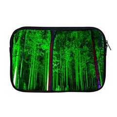 Spooky Forest With Illuminated Trees Apple Macbook Pro 17  Zipper Case