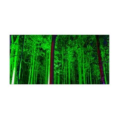 Spooky Forest With Illuminated Trees Yoga Headband