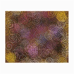 2000 Spirals Many Colorful Spirals Small Glasses Cloth by Nexatart