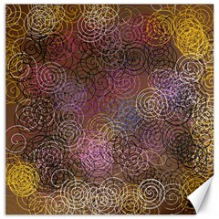 2000 Spirals Many Colorful Spirals Canvas 12  X 12   by Nexatart