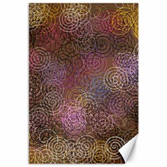 2000 Spirals Many Colorful Spirals Canvas 12  X 18   by Nexatart