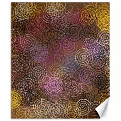 2000 Spirals Many Colorful Spirals Canvas 20  X 24   by Nexatart