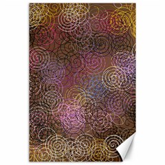 2000 Spirals Many Colorful Spirals Canvas 24  X 36  by Nexatart