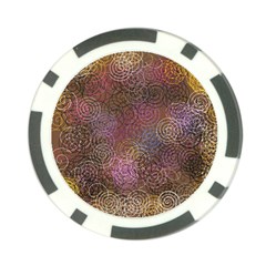 2000 Spirals Many Colorful Spirals Poker Chip Card Guard by Nexatart