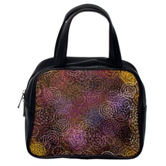 2000 Spirals Many Colorful Spirals Classic Handbags (one Side) by Nexatart