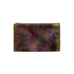 2000 Spirals Many Colorful Spirals Cosmetic Bag (small)  by Nexatart