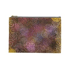 2000 Spirals Many Colorful Spirals Cosmetic Bag (large)  by Nexatart