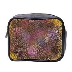 2000 Spirals Many Colorful Spirals Mini Toiletries Bag 2-side