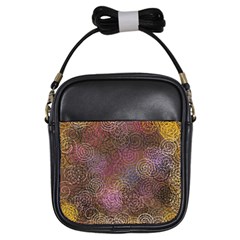 2000 Spirals Many Colorful Spirals Girls Sling Bags by Nexatart