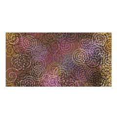 2000 Spirals Many Colorful Spirals Satin Shawl by Nexatart