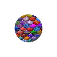 Fun Balls Pattern Colorful And Ornamental Balls Pattern Background Golf Ball Marker (10 Pack) by Nexatart