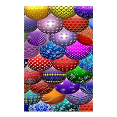 Fun Balls Pattern Colorful And Ornamental Balls Pattern Background Shower Curtain 48  X 72  (small)  by Nexatart