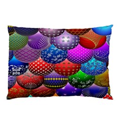 Fun Balls Pattern Colorful And Ornamental Balls Pattern Background Pillow Case (two Sides) by Nexatart