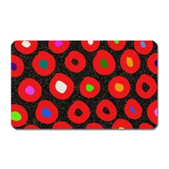 Polka Dot Texture Digitally Created Abstract Polka Dot Design Magnet (rectangular) by Nexatart