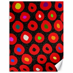 Polka Dot Texture Digitally Created Abstract Polka Dot Design Canvas 18  X 24   by Nexatart