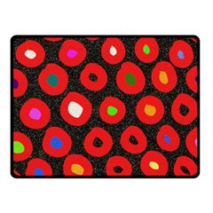 Polka Dot Texture Digitally Created Abstract Polka Dot Design Double Sided Fleece Blanket (small)  by Nexatart