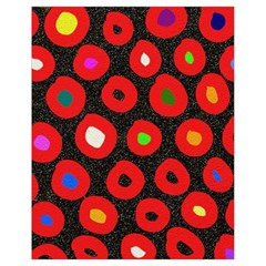 Polka Dot Texture Digitally Created Abstract Polka Dot Design Drawstring Bag (small)