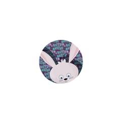 Easter Bunny  1  Mini Buttons by Valentinaart