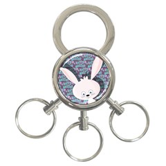 Easter Bunny  3-ring Key Chains by Valentinaart