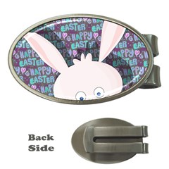 Easter Bunny  Money Clips (oval)  by Valentinaart