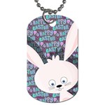 Easter bunny  Dog Tag (One Side) Front