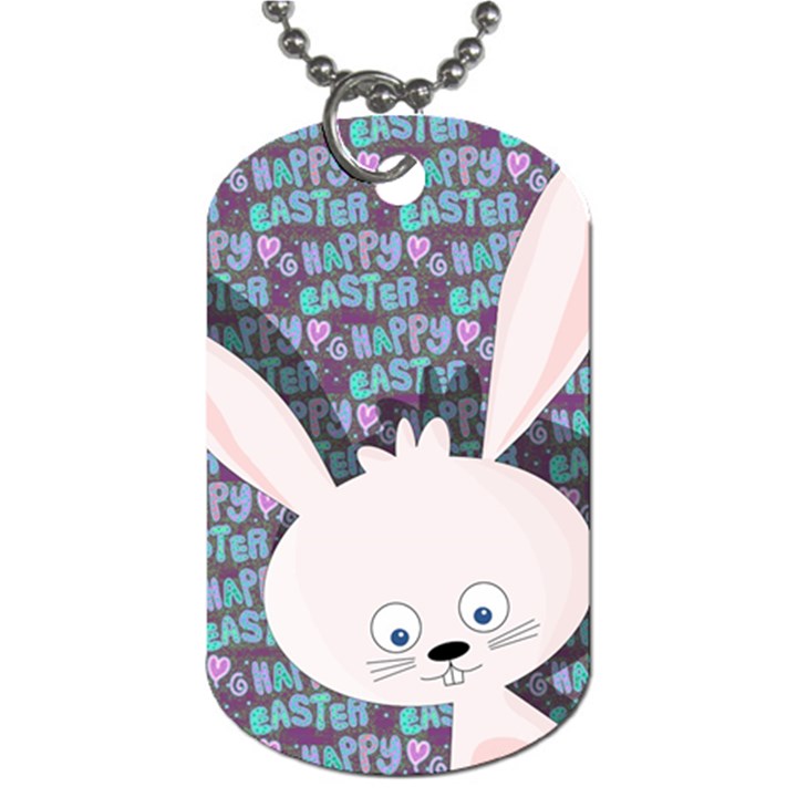 Easter bunny  Dog Tag (One Side)