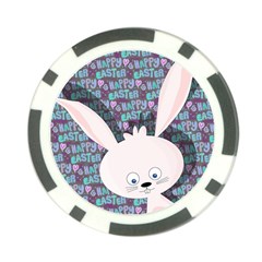 Easter Bunny  Poker Chip Card Guard by Valentinaart