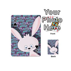 Easter Bunny  Playing Cards 54 (mini)  by Valentinaart