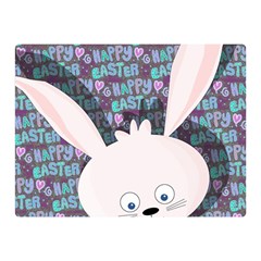 Easter Bunny  Double Sided Flano Blanket (mini)  by Valentinaart