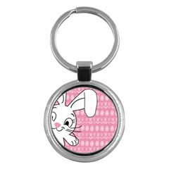 Easter Bunny  Key Chains (round)  by Valentinaart