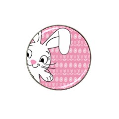 Easter Bunny  Hat Clip Ball Marker by Valentinaart