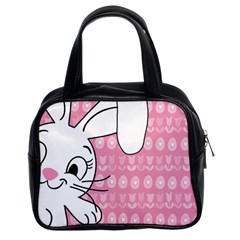 Easter Bunny  Classic Handbags (2 Sides) by Valentinaart