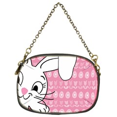 Easter Bunny  Chain Purses (one Side)  by Valentinaart