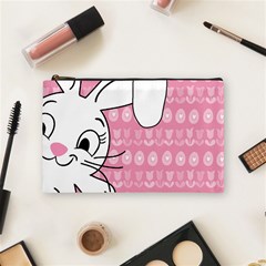 Easter Bunny  Cosmetic Bag (medium)  by Valentinaart