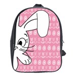 Easter bunny  School Bags(Large)  Front