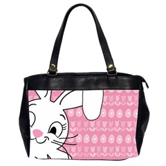 Easter Bunny  Office Handbags (2 Sides)  by Valentinaart