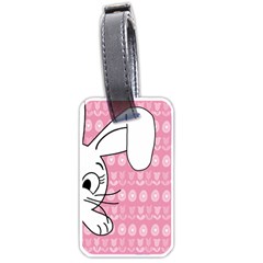 Easter Bunny  Luggage Tags (one Side)  by Valentinaart