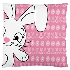 Easter Bunny  Large Cushion Case (two Sides) by Valentinaart