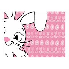 Easter Bunny  Double Sided Flano Blanket (mini)  by Valentinaart