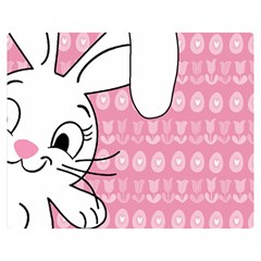 Easter Bunny  Double Sided Flano Blanket (medium) 