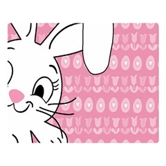 Easter Bunny  Double Sided Flano Blanket (large)  by Valentinaart