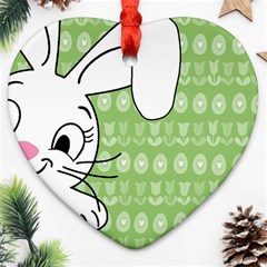 Easter bunny  Ornament (Heart)