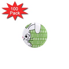 Easter bunny  1  Mini Magnets (100 pack) 