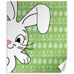 Easter bunny  Canvas 8  x 10 