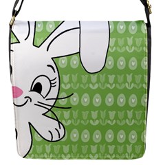 Easter Bunny  Flap Messenger Bag (s) by Valentinaart