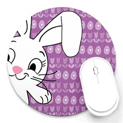 Easter Bunny  Round Mousepads by Valentinaart