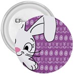 Easter bunny  3  Buttons Front