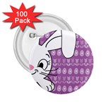 Easter bunny  2.25  Buttons (100 pack)  Front