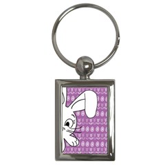 Easter Bunny  Key Chains (rectangle)  by Valentinaart